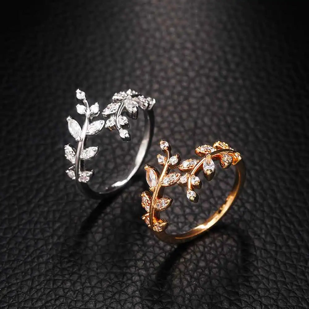Eden Leaf Resizable Ring