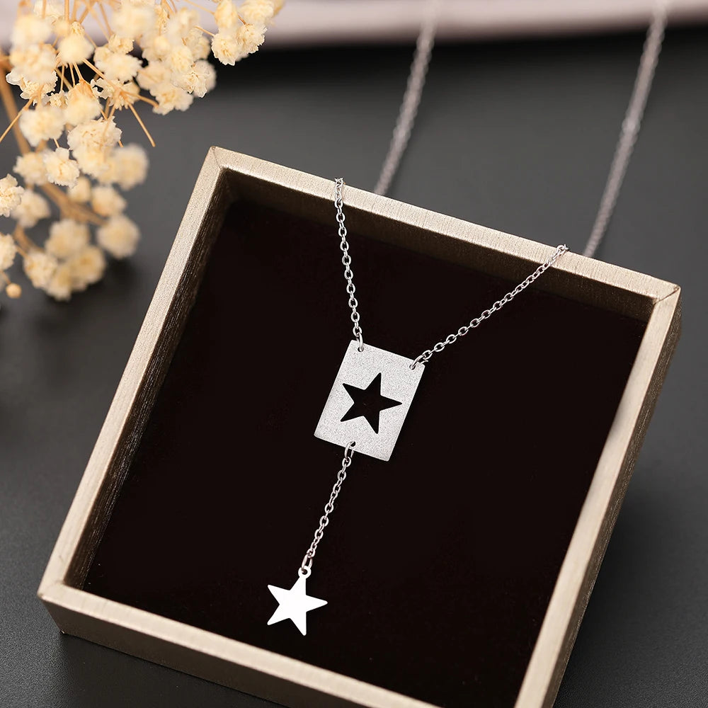 Cutout Pendant Necklace