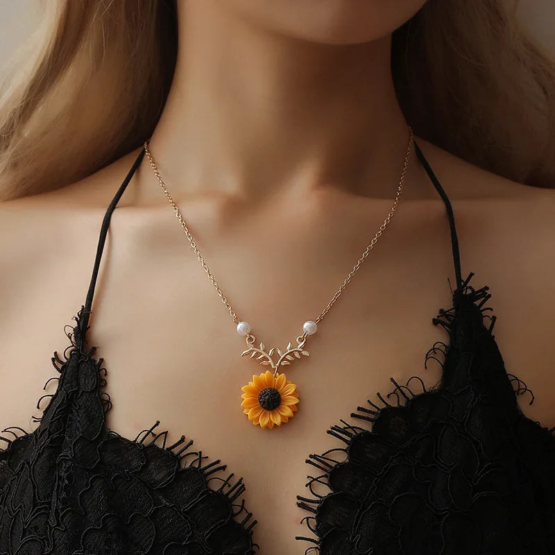 Radiant Sunflower Necklace