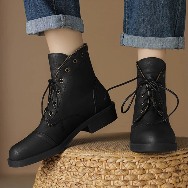 Bristol Genuine Leather Ankle Boots