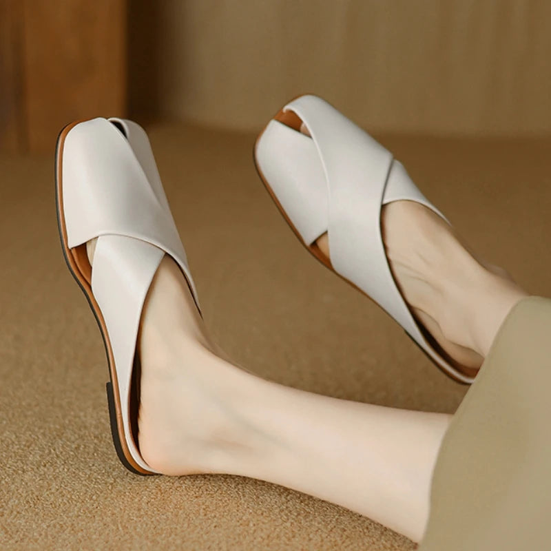 Valentara Crisscross Mules