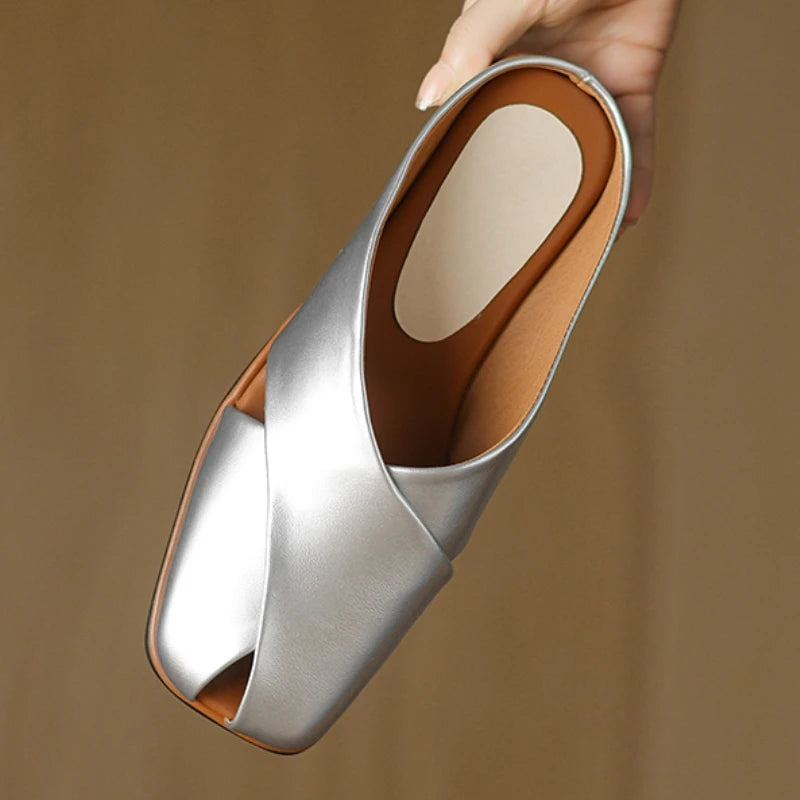 Valentara Crisscross Mules