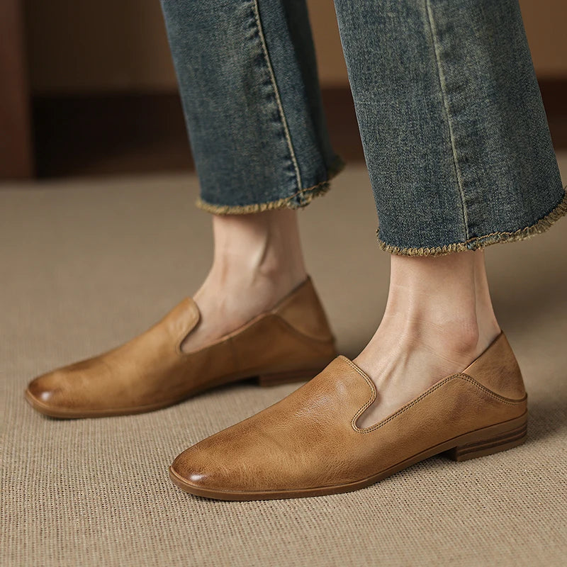 Eloria Genuine Leather Loafers