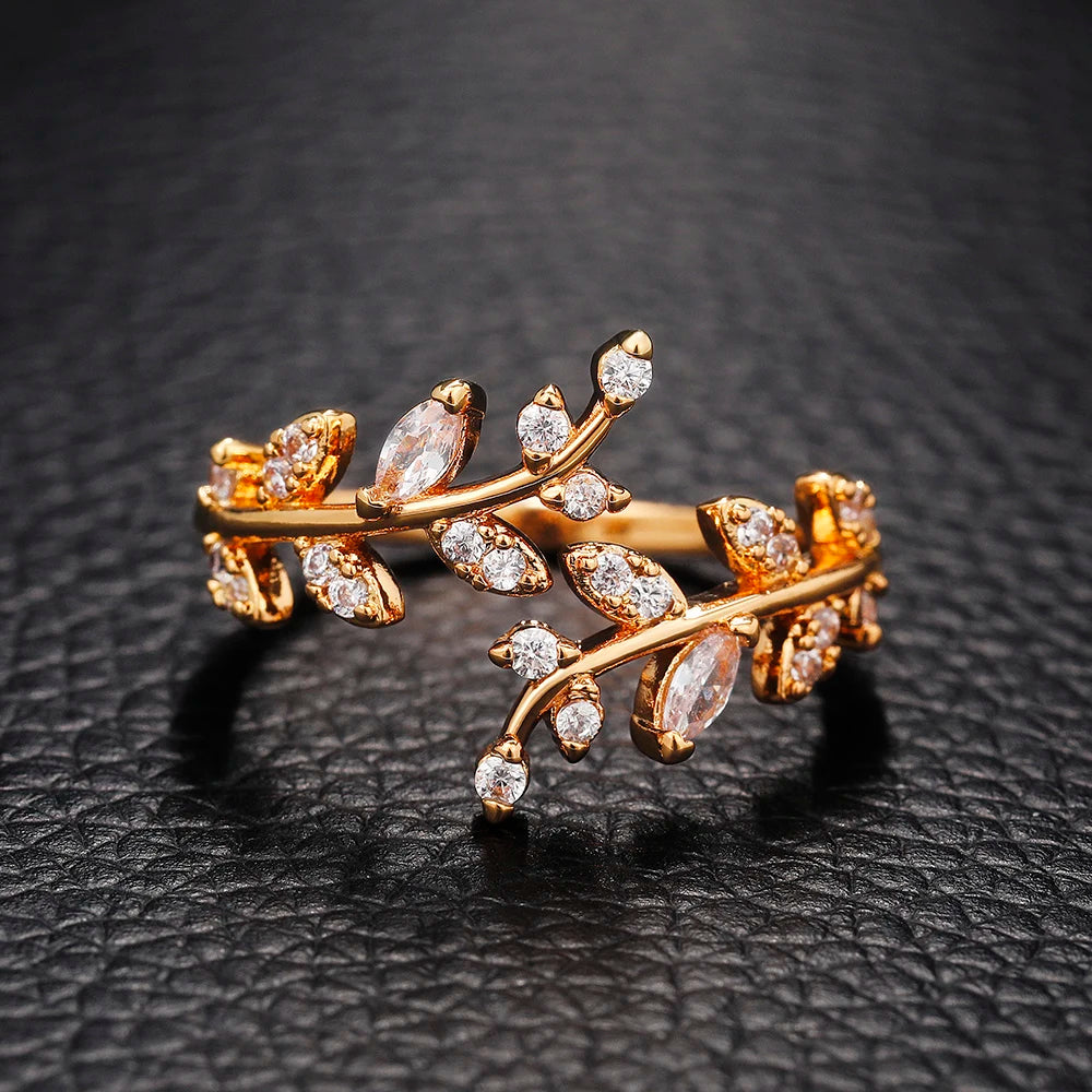 Eden Leaf Resizable Ring