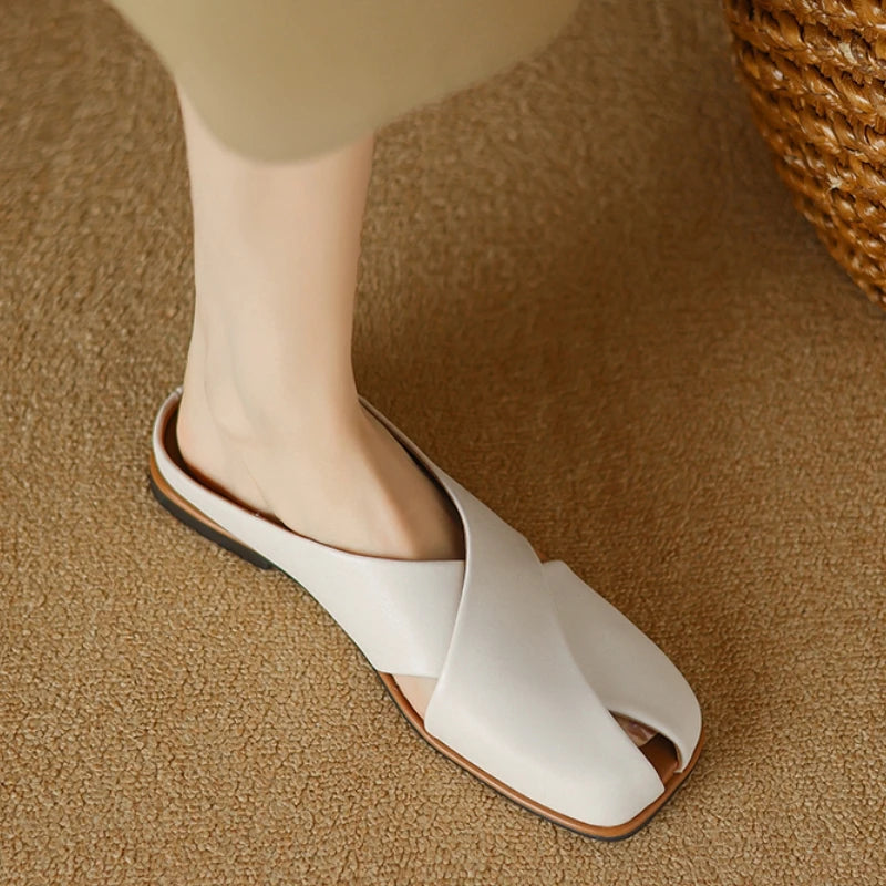 Valentara Crisscross Mules