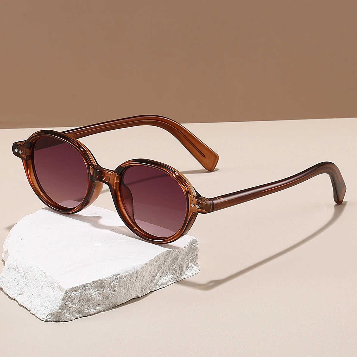 Aura Round Frame Sunglasses