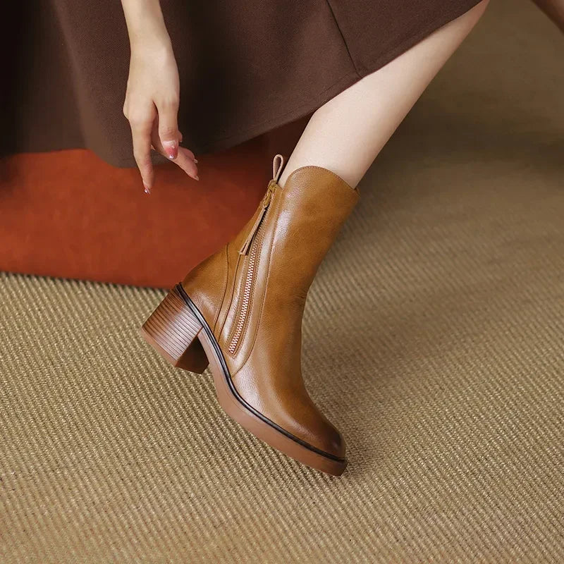 Marlena Block Heel Boots