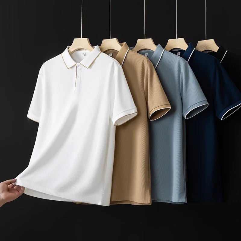 Derek Casual Knit Polo Shirt