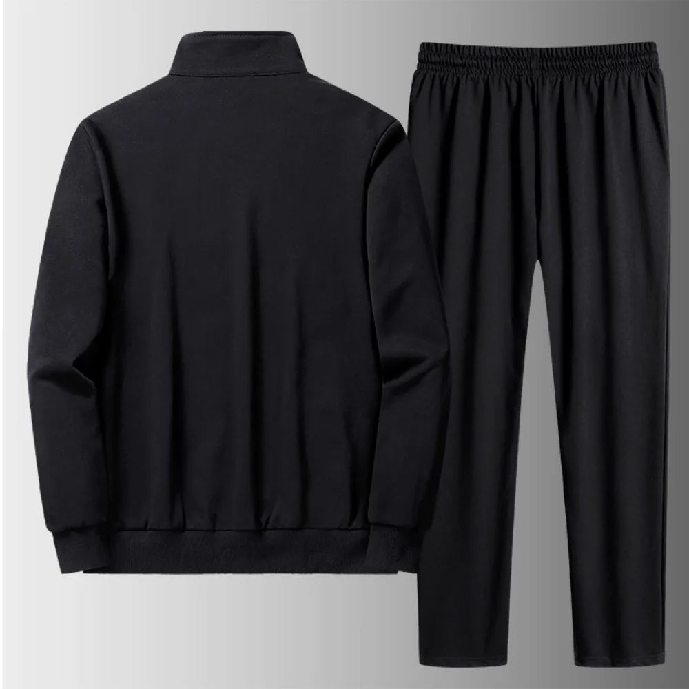 2024 New Fashion Casual Sports Suit Men's and Youth Casual Sportswear Suit Men's Running Suit Long Sleeve Pants Suit
