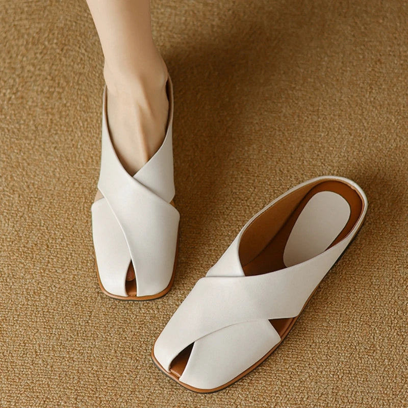 Valentara Crisscross Mules