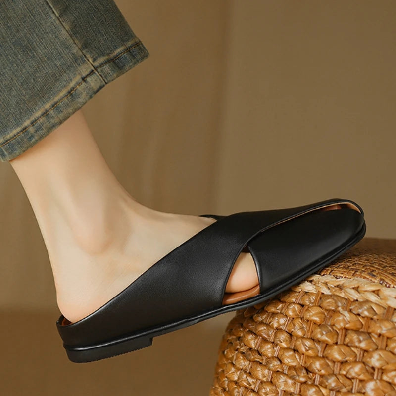 Valentara Crisscross Mules