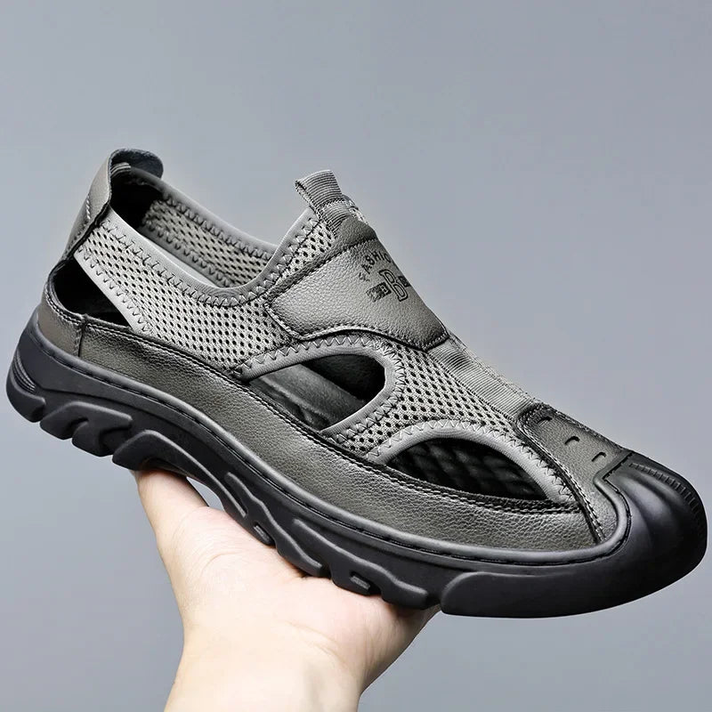 Cassian Genuine Leather Sport Sandals