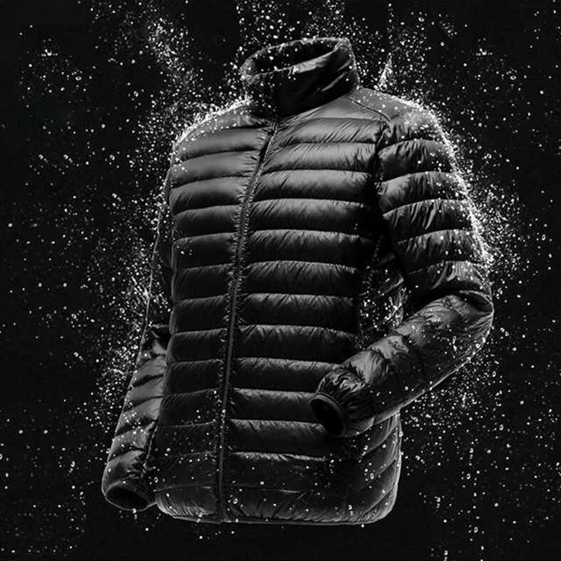 Men's Autumn Winter Jacket Super Light 90% White Duck Down Jacket Casual Light Spring Coat Men's Down Coat New Overoles