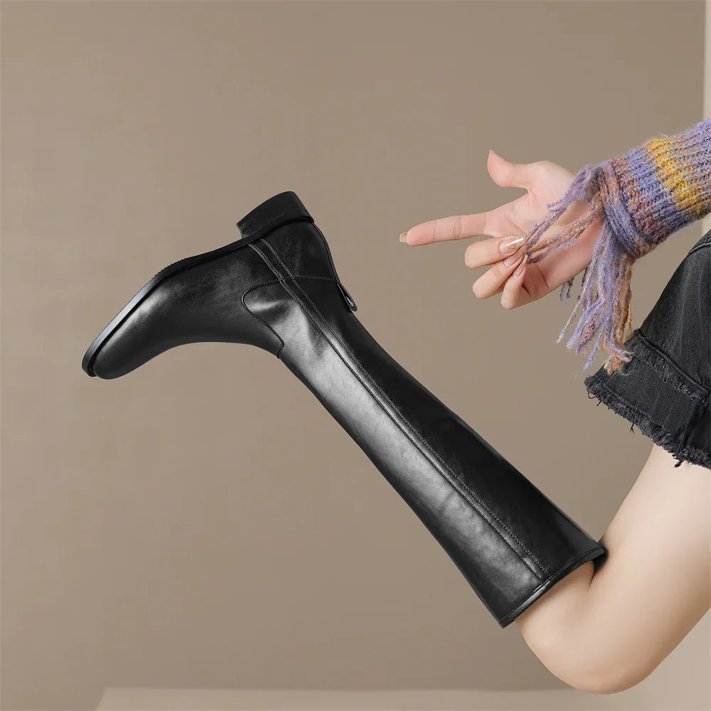 Adeline Genuine Leather Boots