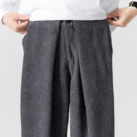 Bend Wide-Leg Corduroy Pants