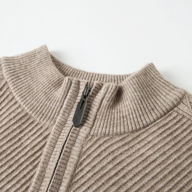 HARTLEY TEXTURED QUARTER-ZIP