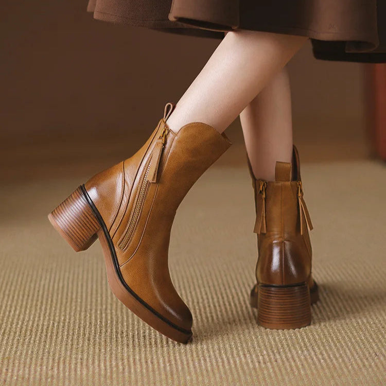 Marlena Block Heel Boots