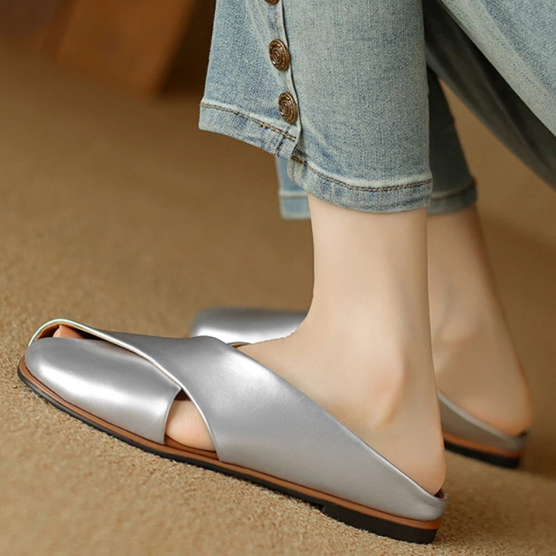Valentara Crisscross Mules