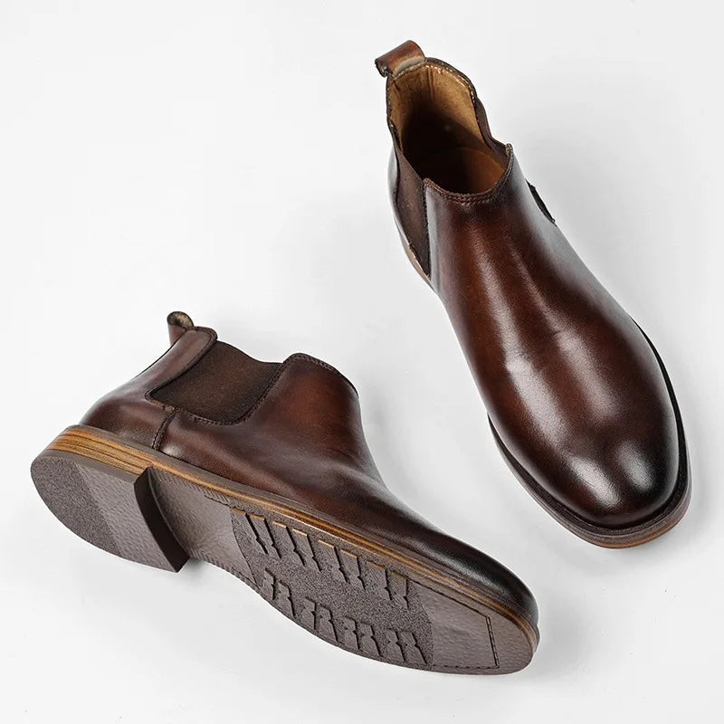 Warren Genuine Leather Chelsea Boots