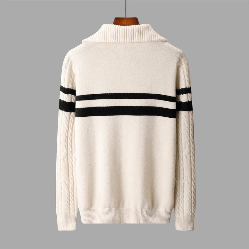 Kingston Wool Quarter-Zip Sweater