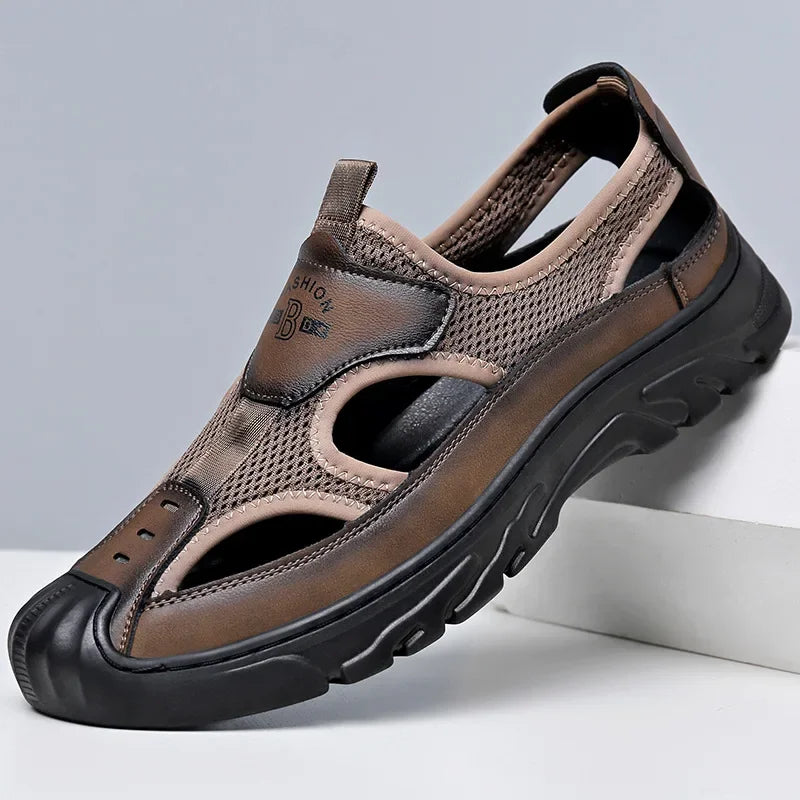 Cassian Genuine Leather Sport Sandals