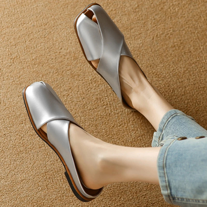 Valentara Crisscross Mules