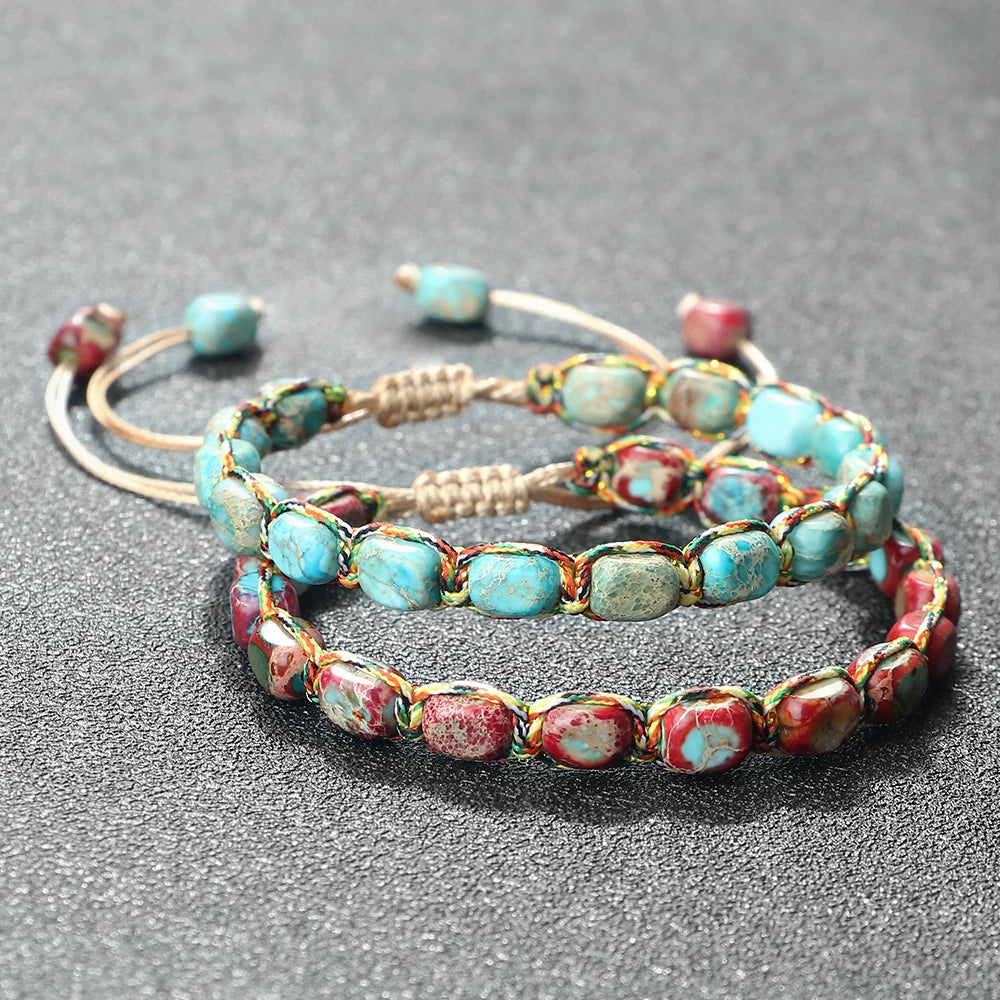 Sierra Braided Stone Bracelet