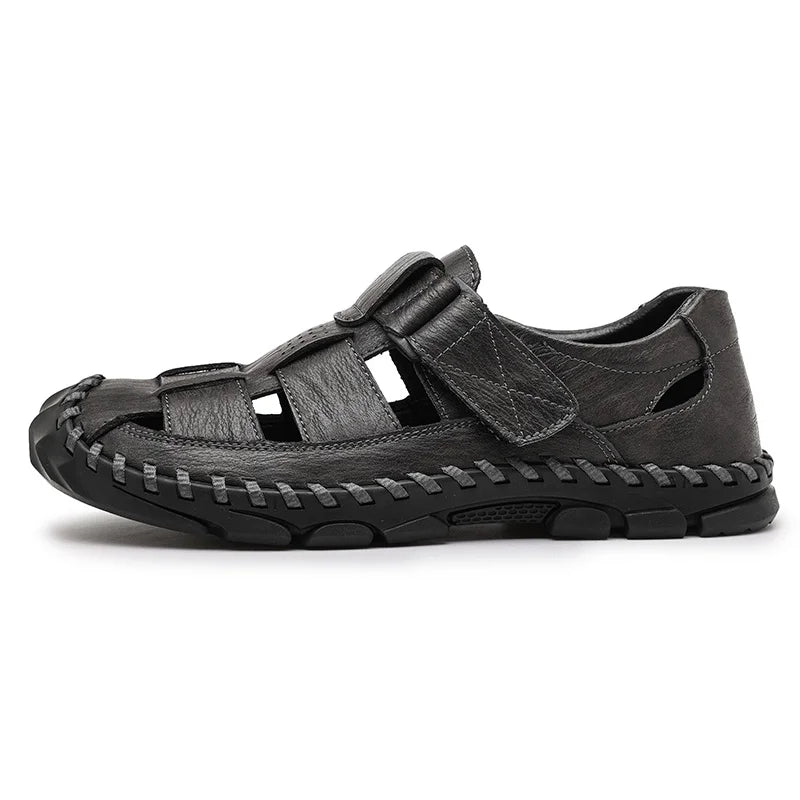 Corbin Genuine Leather Fisherman Sandals