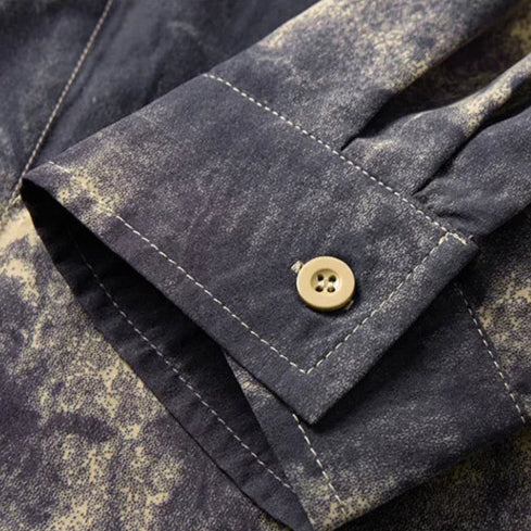 Royce Tie-Dye Button-Up Shirt