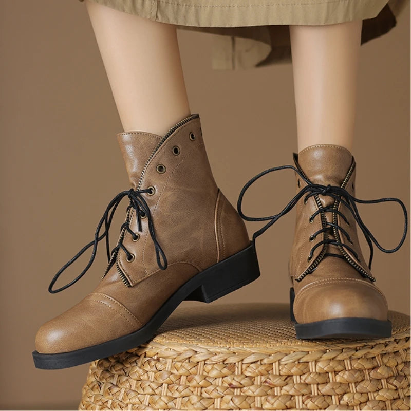 Bristol Genuine Leather Ankle Boots