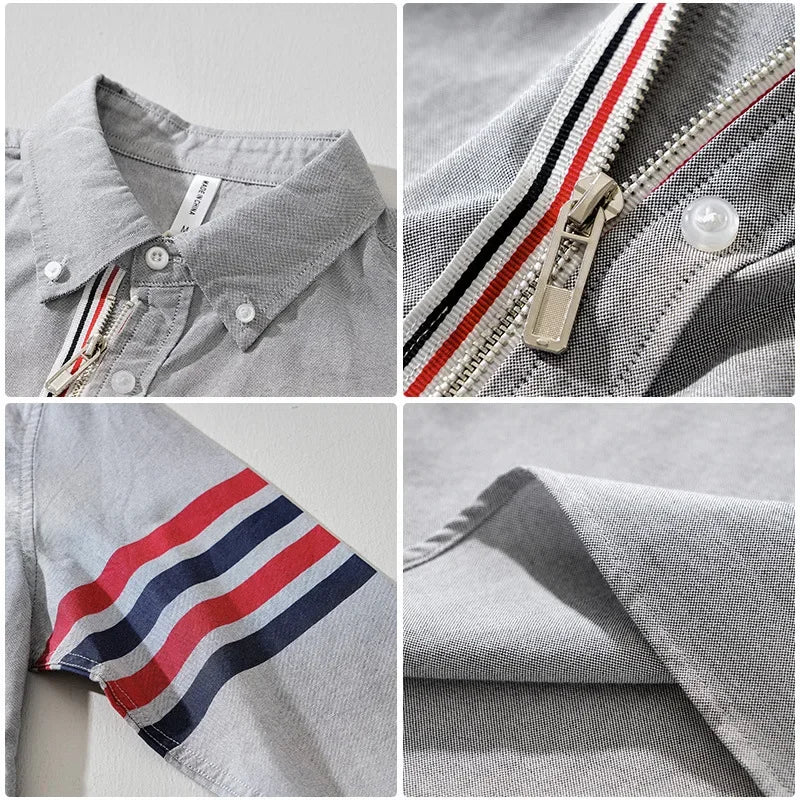 Bardwell Striped Sleeve Button-Up Shirt