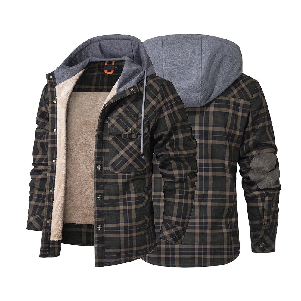 Dawson Plaid Outdoor Hooded Jacket