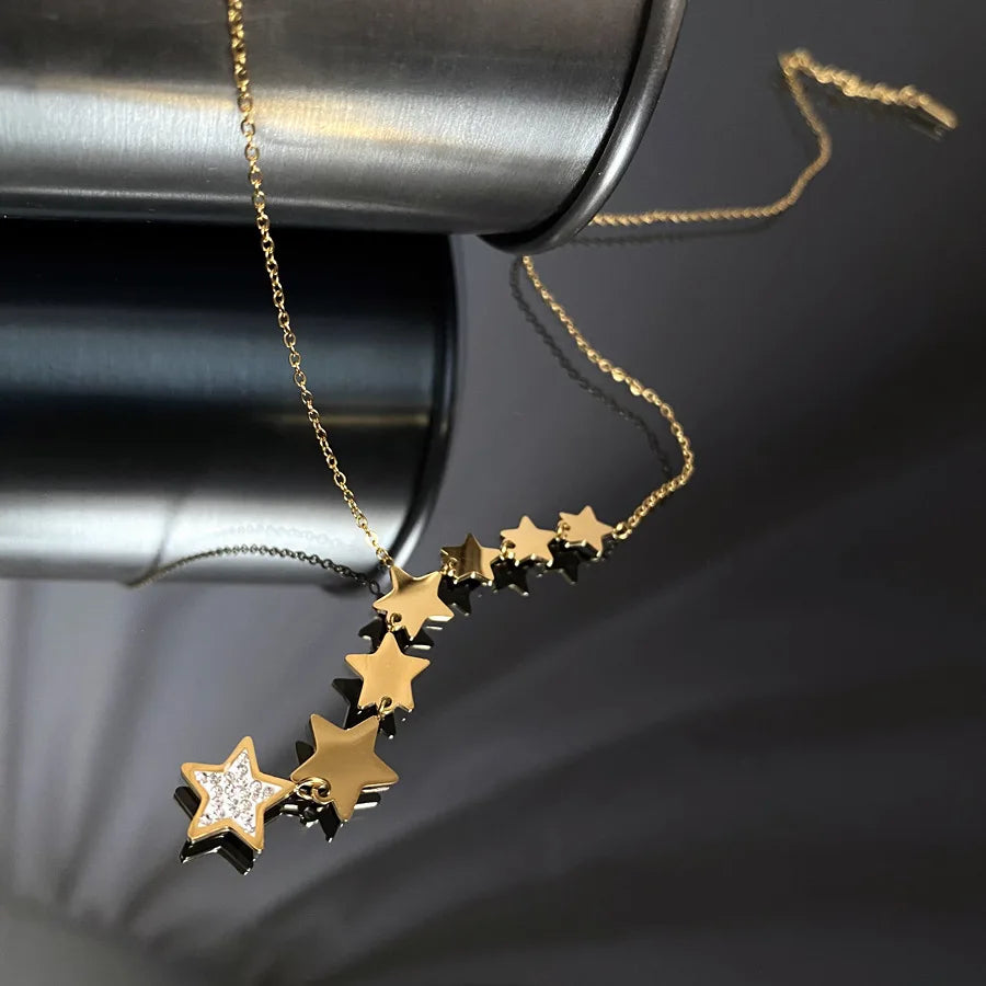 Celeste Dropstar Necklace