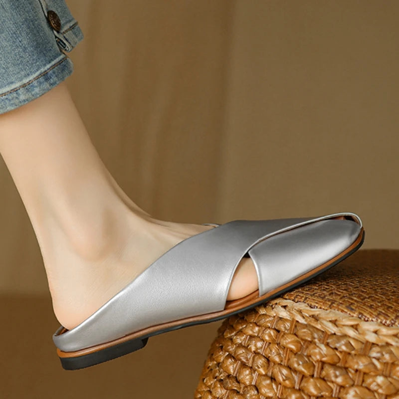 Valentara Crisscross Mules