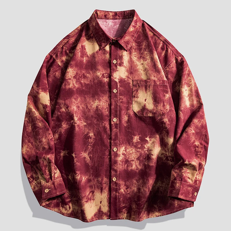 Royce Tie-Dye Button-Up Shirt