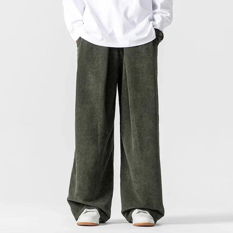 Bend Wide-Leg Corduroy Pants