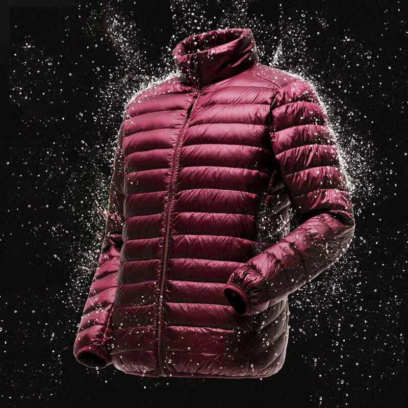 Men's Autumn Winter Jacket Super Light 90% White Duck Down Jacket Casual Light Spring Coat Men's Down Coat New Overoles