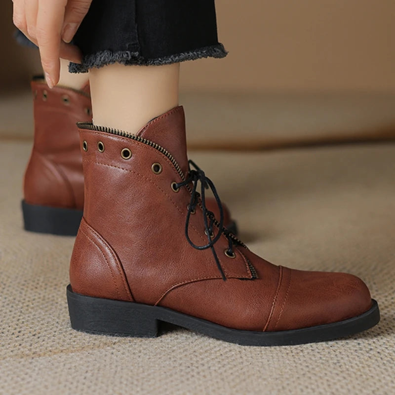 Bristol Genuine Leather Ankle Boots