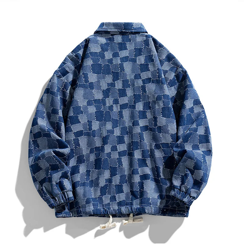 Carter Checkered Denim Jacket