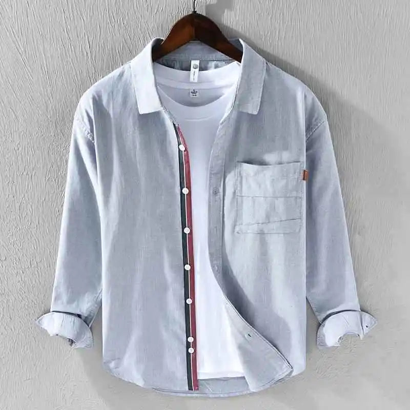Harlan Linen Button Up Shirt