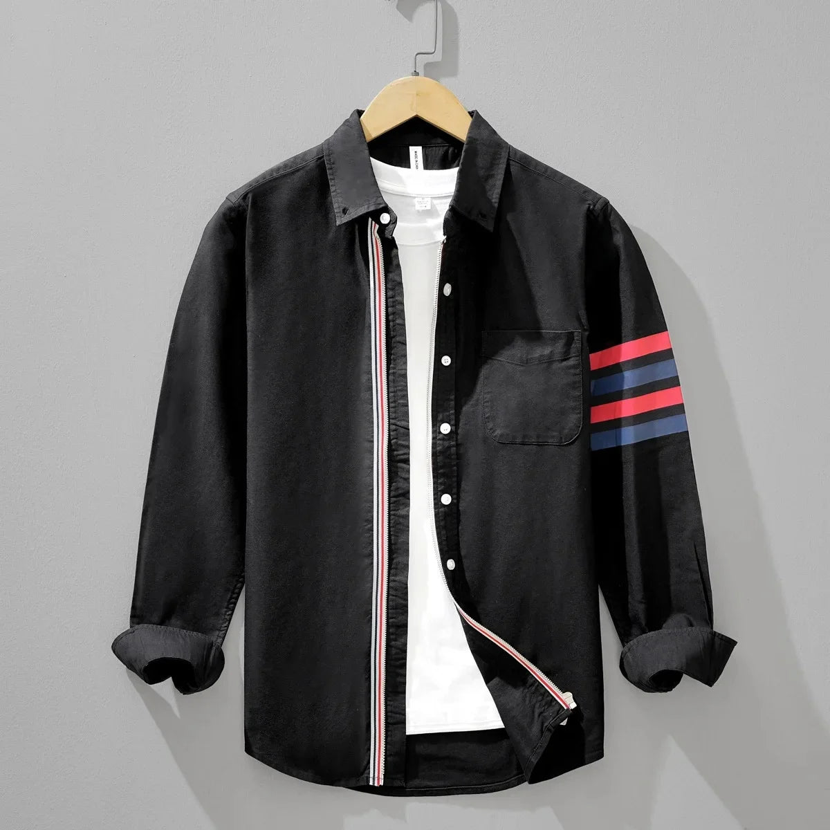 Bardwell Striped Sleeve Button-Up Shirt