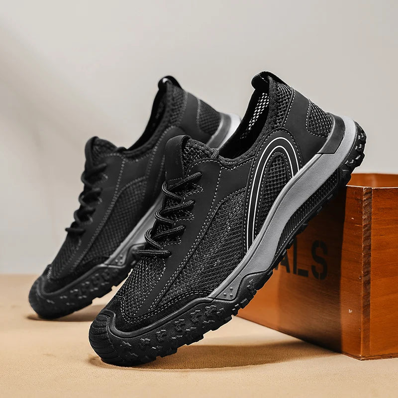 Caspian Mesh Trail Sneakers