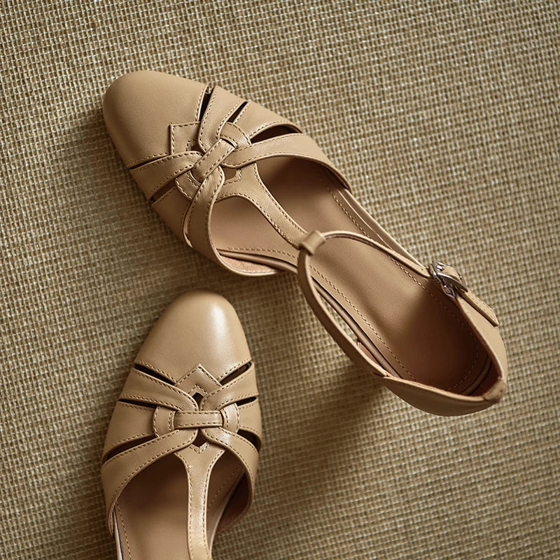Victoria Genuine Leather Heels