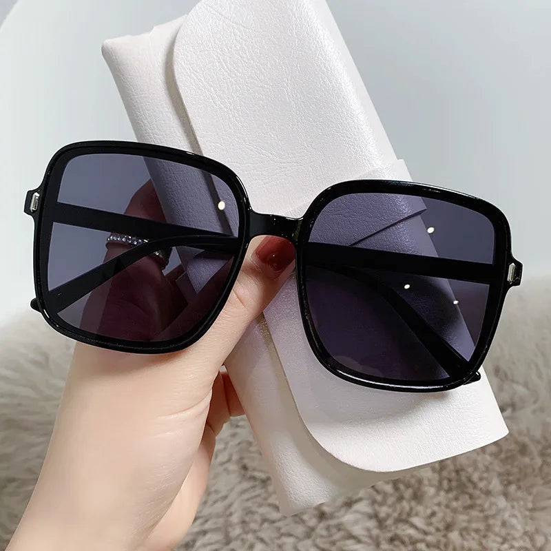 Sunset Glam Square Frame Sunglasses