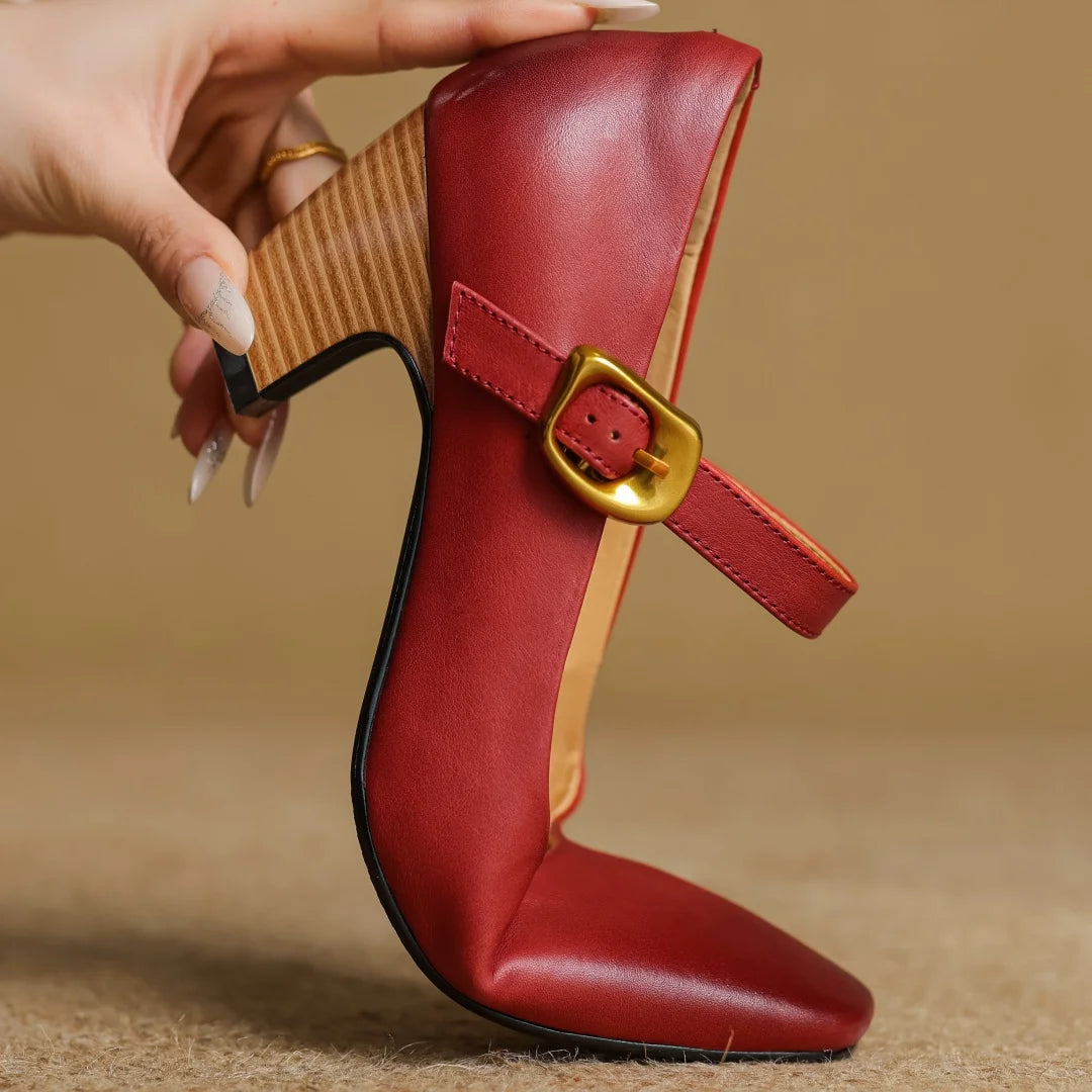 Celina Genuine Leather Heels