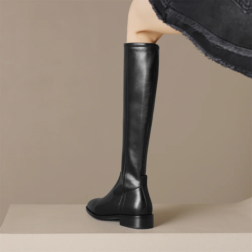 Adeline Genuine Leather Boots