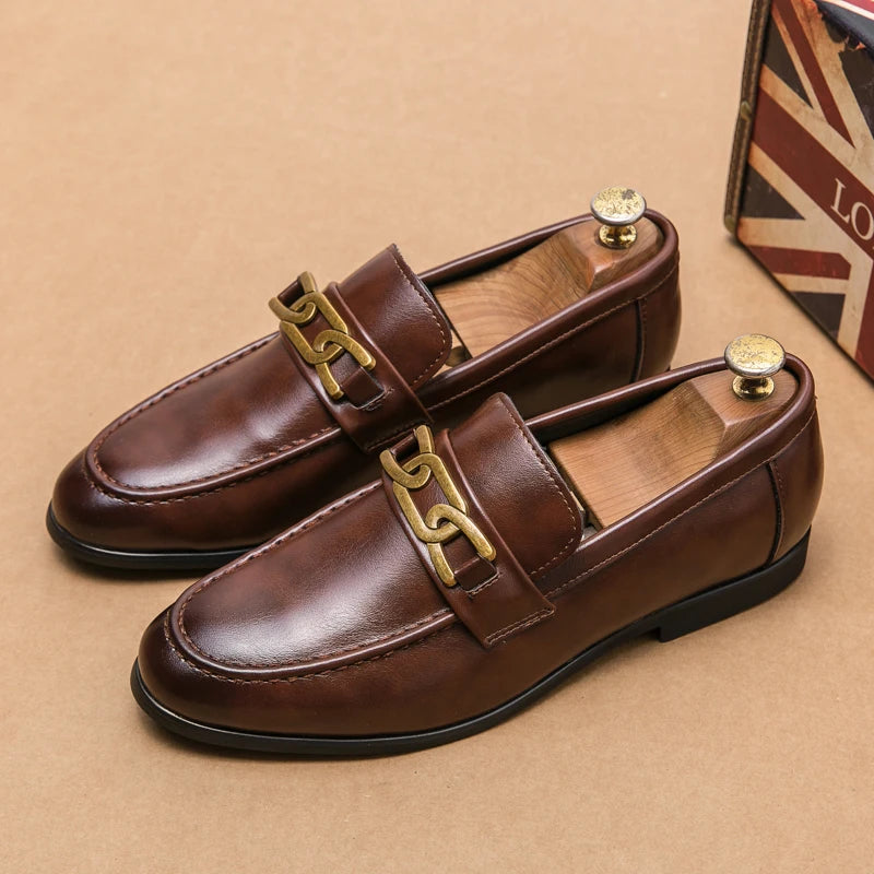 Hunter Leather Slip-On Loafers