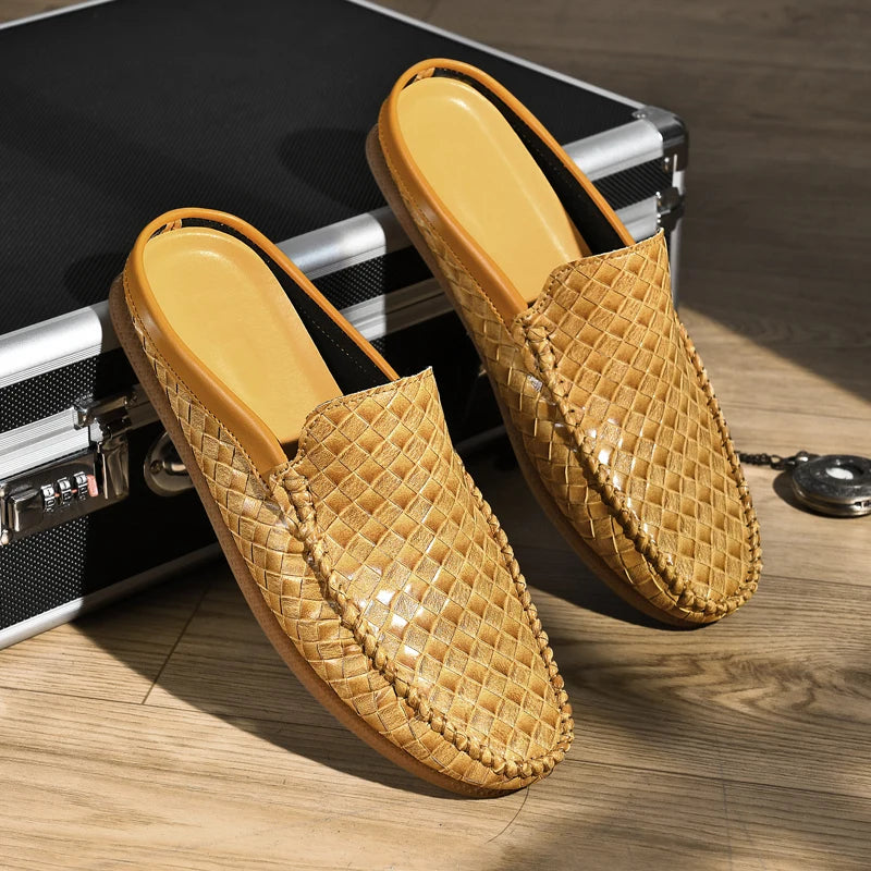 Vireno Men's Leather Slides