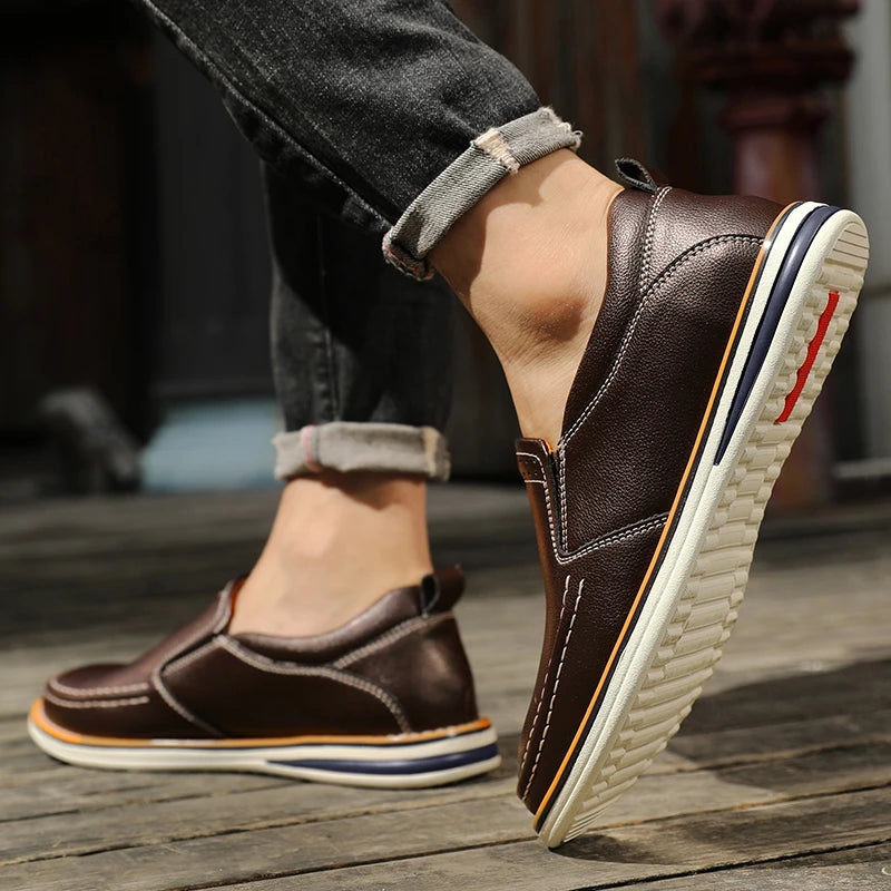Bryant Genuine Leather Drive Loafers