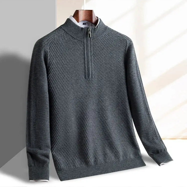 HARTLEY TEXTURED QUARTER-ZIP